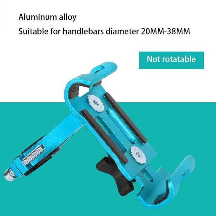 Aluminum Alloy Bike Phone Mount - 360° Rotatable Universal Bicycle Handlebar Holder - Heavy Duty Mechanical Lock for MTB, Road Bike &amp; E-Bike - Fits iPhone &amp; Samsung