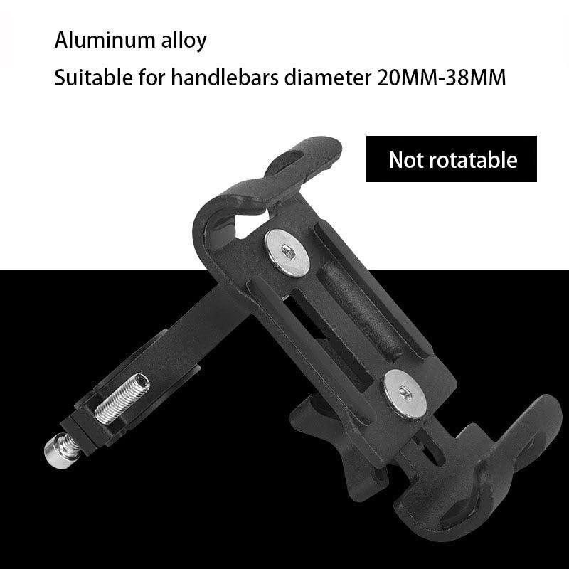 Aluminum Alloy Bike Phone Mount - 360° Rotatable Universal Bicycle Handlebar Holder - Heavy Duty Mechanical Lock for MTB, Road Bike &amp; E-Bike - Fits iPhone &amp; Samsung