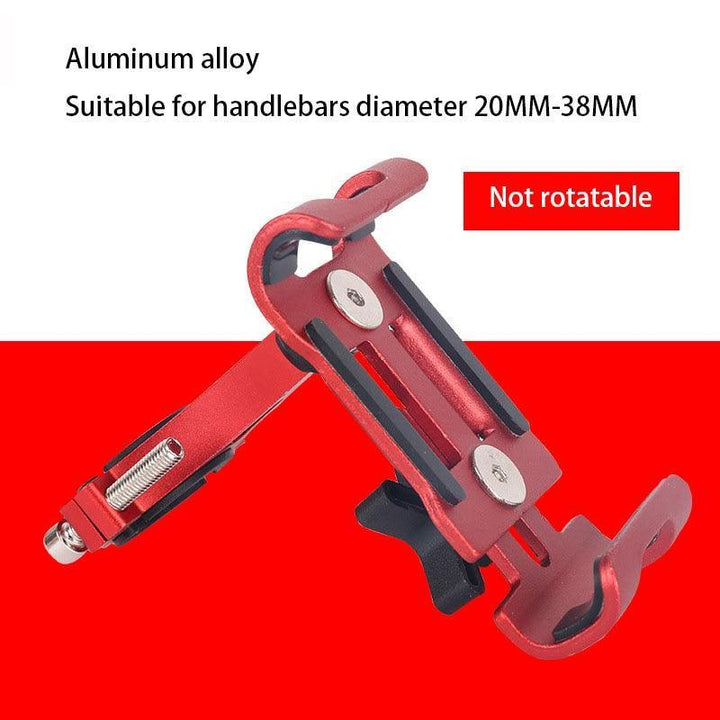 Aluminum Alloy Bike Phone Mount - 360° Rotatable Universal Bicycle Handlebar Holder - Heavy Duty Mechanical Lock for MTB, Road Bike &amp; E-Bike - Fits iPhone &amp; Samsung