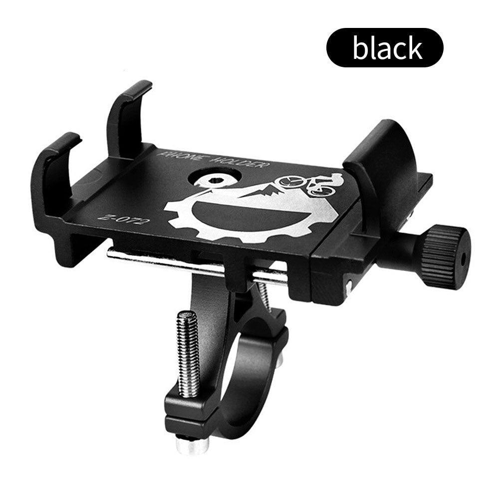 Aluminum Alloy Bike Phone Mount - 360° Rotatable Universal Bicycle Handlebar Holder - Heavy Duty Mechanical Lock for MTB, Road Bike &amp; E-Bike - Fits iPhone &amp; Samsung