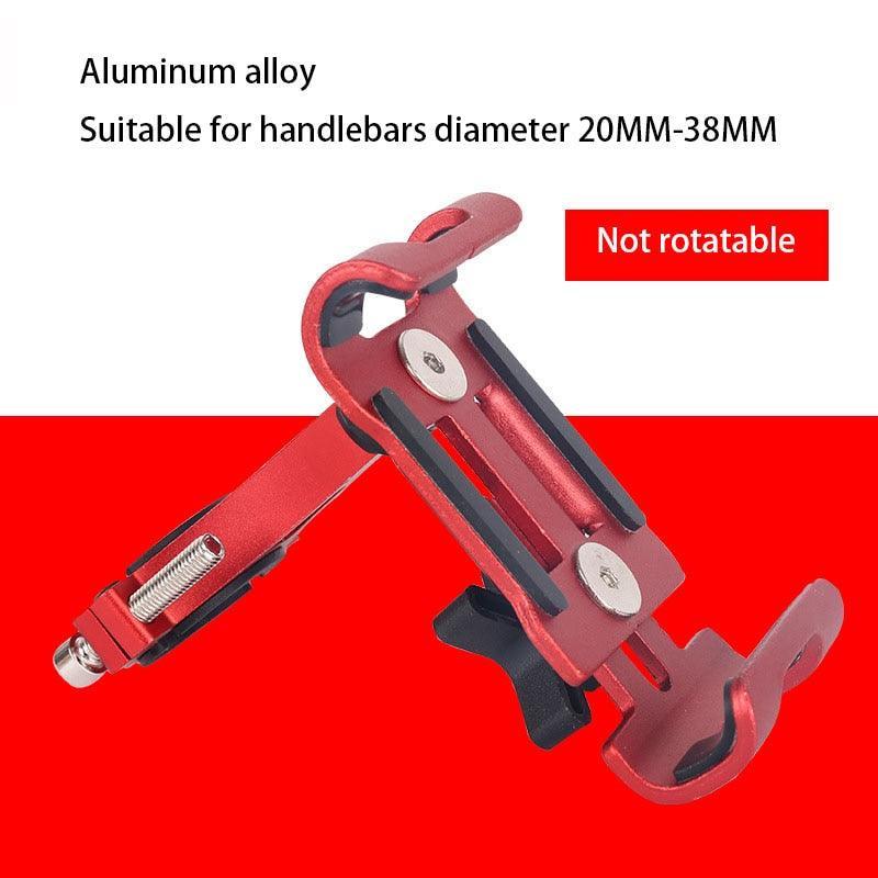 Aluminum Alloy Bike Phone Mount - 360° Rotatable Universal Bicycle Handlebar Holder - Heavy Duty Mechanical Lock for MTB, Road Bike &amp; E-Bike - Fits iPhone &amp; Samsung