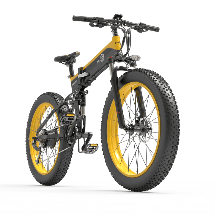 Bezior X1500 Folding Fat Tire Mountain Electric Bike Built for Adventure Seekers