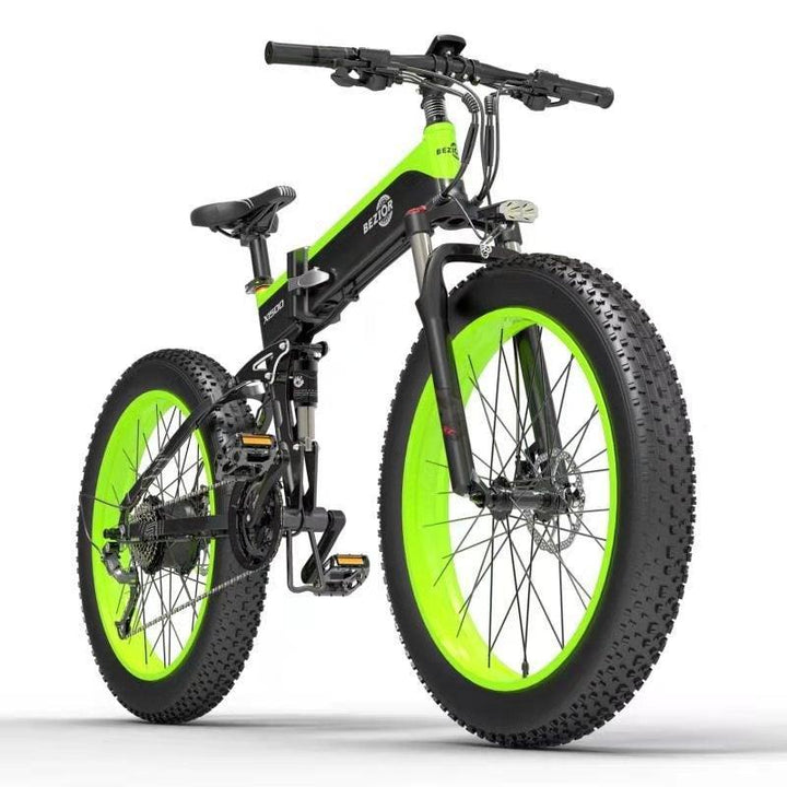 Bezior X1500 Folding Fat Tire Mountain Electric Bike Built for Adventure Seekers