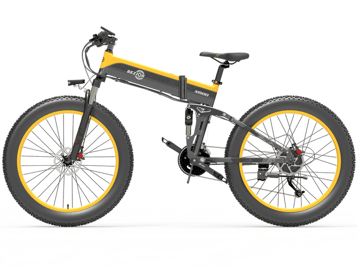 Bezior X1500 Folding Fat Tire Mountain Electric Bike Built for Adventure Seekers