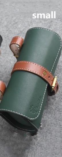 Handmade Genuine Leather Bicycle Bag - Vintage Rainproof Handlebar &amp; Saddle Bag - Premium Craftsmanship Retro Bike Pannier for Commuting &amp; Touring