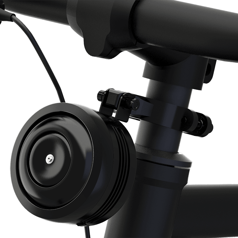 DODICI Electric Bike Horn &amp; Anti-Theft Alarm - 125dB High Volume Bicycle Bell - IPX6 Waterproof Aluminum Alloy with 30M Remote Control