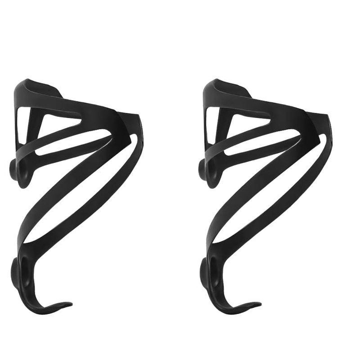 riderace Full 3K Carbon Fiber Bike Bottle Cage - Ultralight 25g - High Strength Water Bottle Holder for Road &amp; MTB - Fits Standard 74mm Bottles