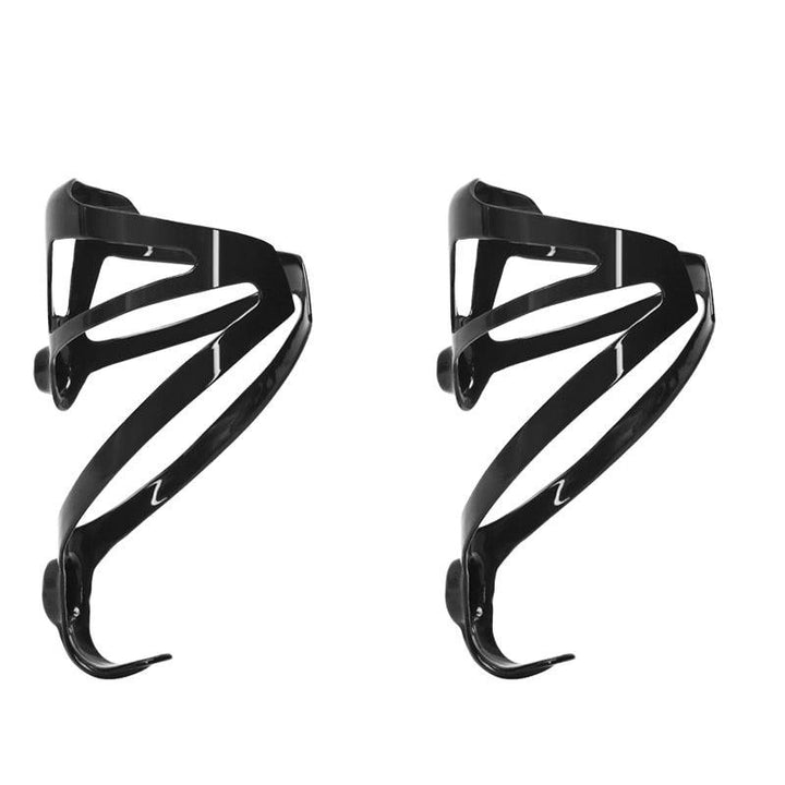 riderace Full 3K Carbon Fiber Bike Bottle Cage - Ultralight 25g - High Strength Water Bottle Holder for Road &amp; MTB - Fits Standard 74mm Bottles