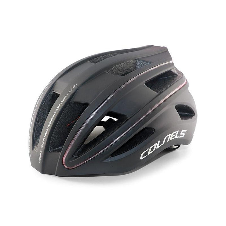 COLNELS Integrally-Molded Bicycle Helmet - Ultralight 270g MTB &amp; Road Safety Cap - 20 Vents Breathable Design with LED Light Option - Size M/L