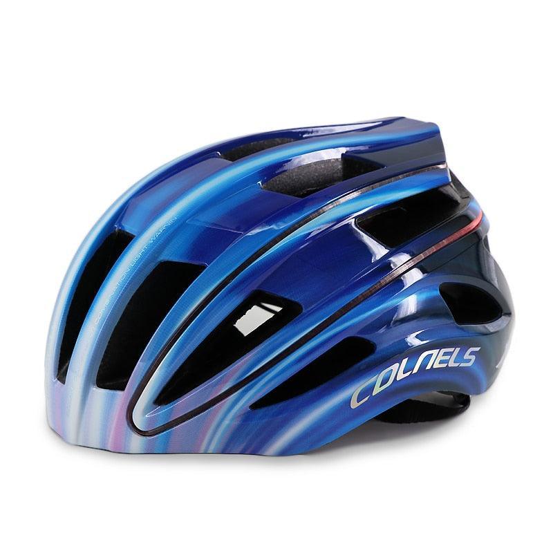 COLNELS Integrally-Molded Bicycle Helmet - Ultralight 270g MTB &amp; Road Safety Cap - 20 Vents Breathable Design with LED Light Option - Size M/L