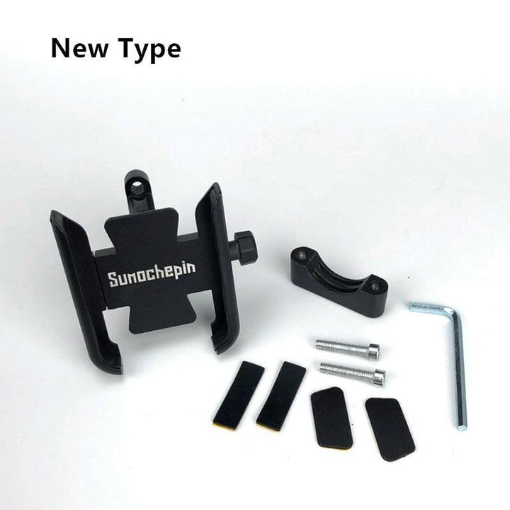 Bike Phone Holder CNC Motorcycle Handlebar Mobilephone Support Aluminum Alloy