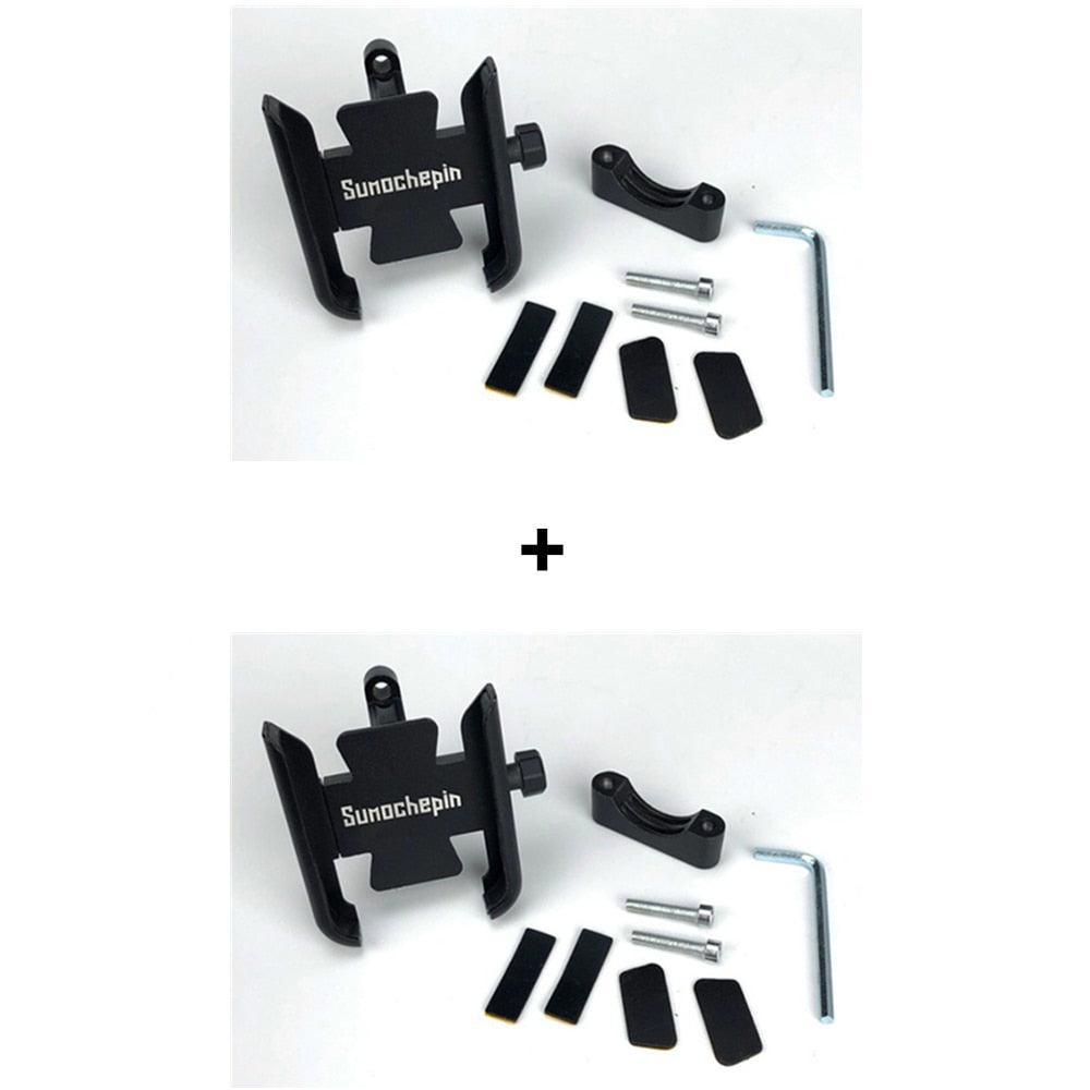 Bike Phone Holder CNC Motorcycle Handlebar Mobilephone Support Aluminum Alloy