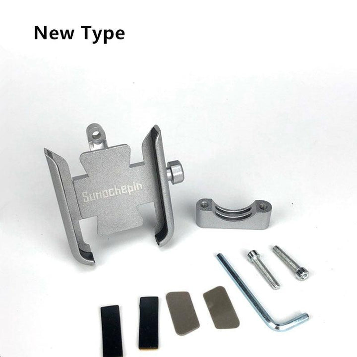 Bike Phone Holder CNC Motorcycle Handlebar Mobilephone Support Aluminum Alloy