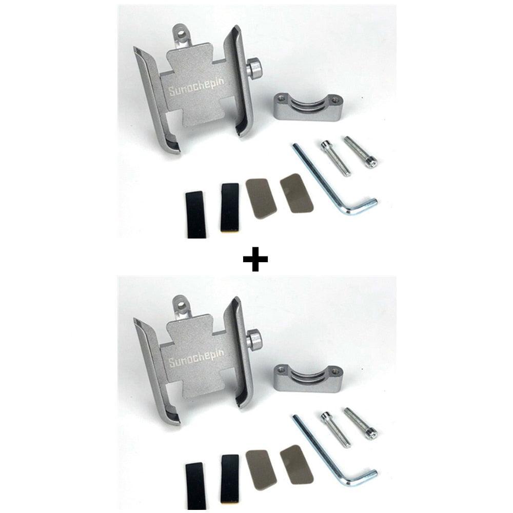 Bike Phone Holder CNC Motorcycle Handlebar Mobilephone Support Aluminum Alloy