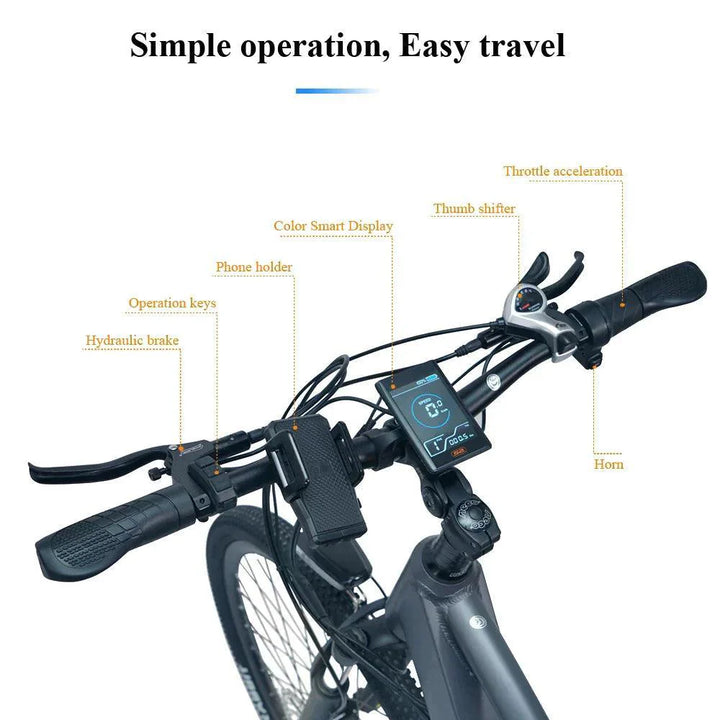 CMACEWHEEL F26 Mountain Electric Bike Available in 27 and 29 Inch Wheel Sizes