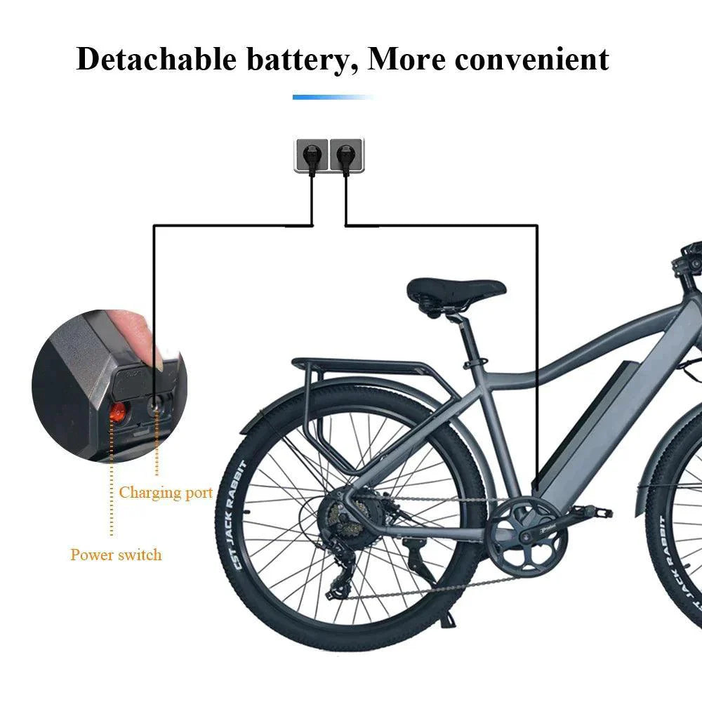 CMACEWHEEL F26 Mountain Electric Bike Available in 27 and 29 Inch Wheel Sizes