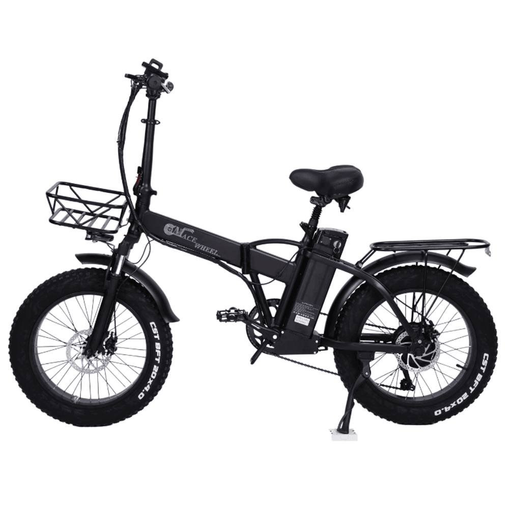 CMACEWHEEL GW20 Folding Fat Tire Electric Bike with 18Ah Battery and Adventure-Ready Build