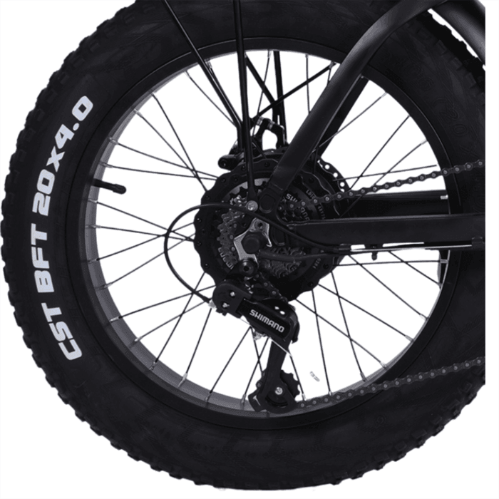 CMACEWHEEL GW20 Folding Fat Tire Electric Bike with 18Ah Battery and Adventure-Ready Build