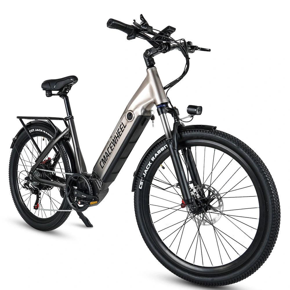 CMACEWHEEL L26 Moped Step-Thru Commuter Electric Bike with Hydraulic Oil Disc Brakes