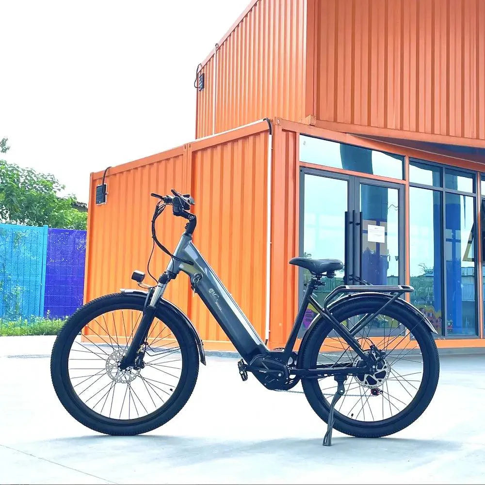 CMACEWHEEL L26 Moped Step-Thru Commuter Electric Bike with Hydraulic Oil Disc Brakes