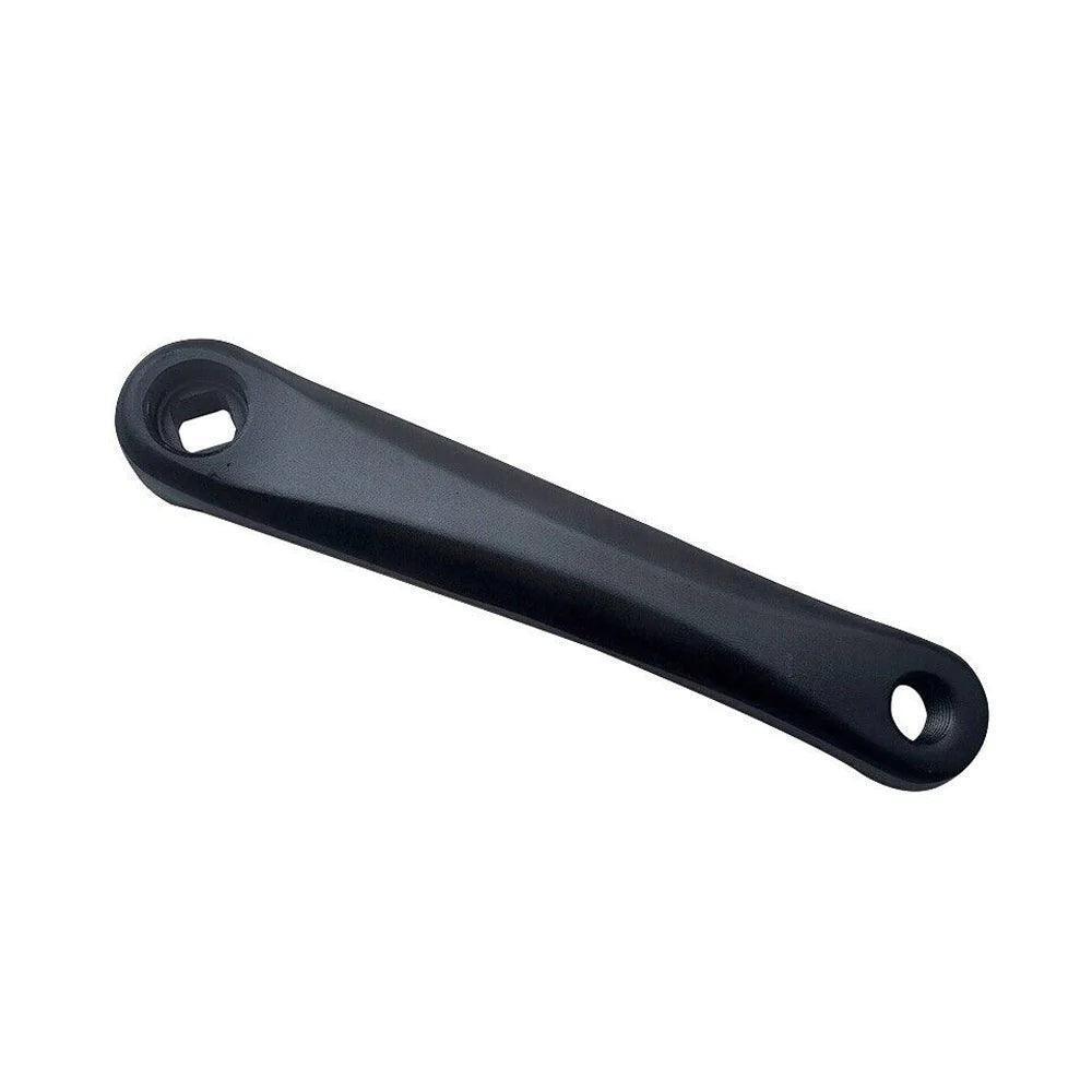 Universal Left-Side Bicycle Crank Arm - High-Strength Aluminium Alloy - Lightweight Replacement for MTB, Road &amp; E-Bikes (Black/Silver)