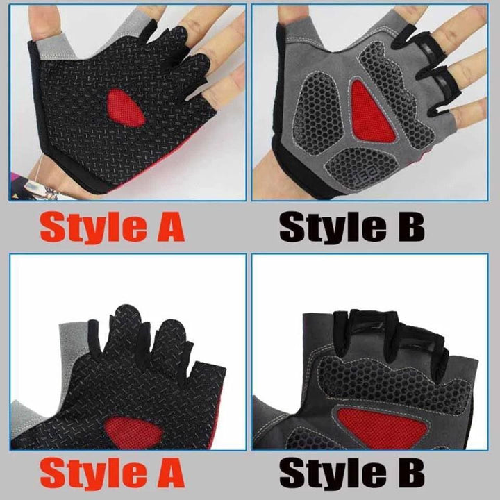 Shock-Absorbing Anti-Sweat Bike Gloves