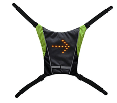 Reflective Cycling Vest with Remote Control LED Turn Signals