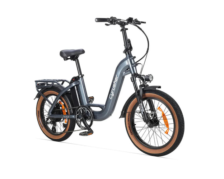 Cyrusher Nova Step-Thru Electric Bike with Torque Sensor and Shimano Hydraulic Disc Brakes