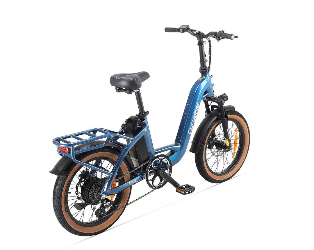 Cyrusher Nova Step-Thru Electric Bike with Torque Sensor and Shimano Hydraulic Disc Brakes