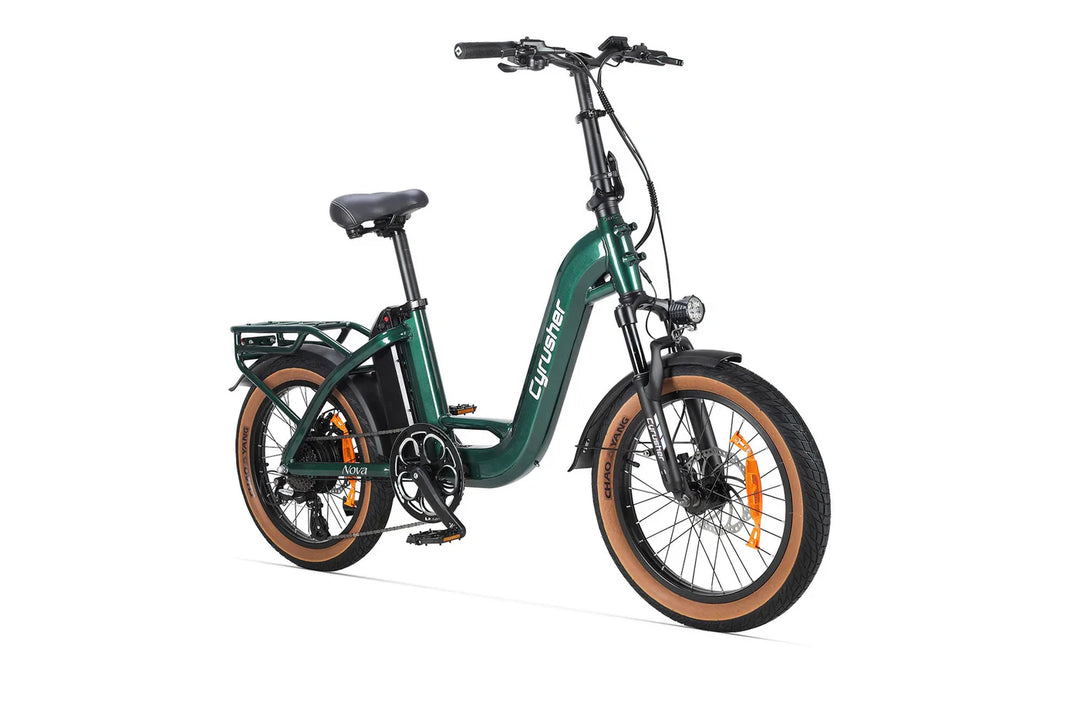 Cyrusher Nova Step-Thru Electric Bike with Torque Sensor and Shimano Hydraulic Disc Brakes
