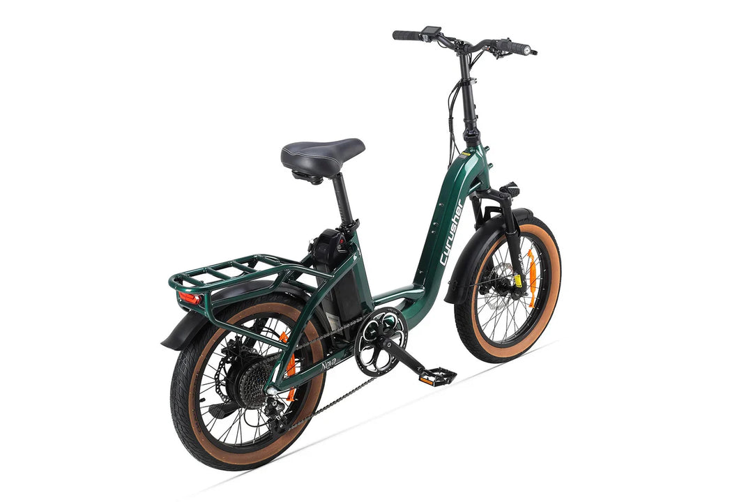 Cyrusher Nova Step-Thru Electric Bike with Torque Sensor and Shimano Hydraulic Disc Brakes
