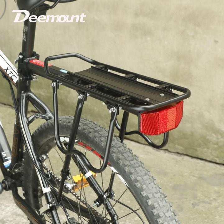 Deemount 50KG High-Load Bike Cargo Rack - Aluminum Alloy Rear Luggage Carrier - Height &amp; Length Adjustable for 20-29 inch MTB &amp; Road Bikes