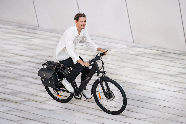 DYU C5 City Electric Bike with Removable 48V 10Ah Battery for Daily Commuting