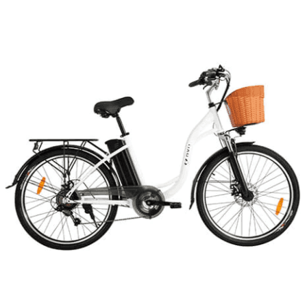 DYU C6 Upgraded Step-Thru Electric Bike Combining Power Style and City Convenience