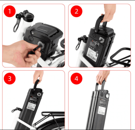 DYU C6 Upgraded Step-Thru Electric Bike Combining Power Style and City Convenience