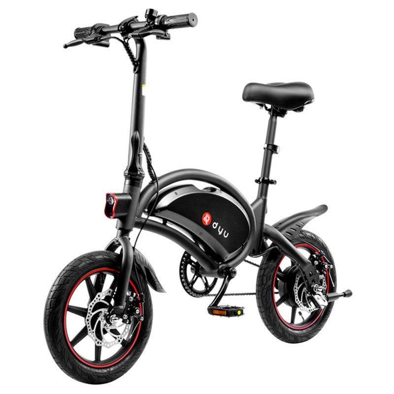 DYU D3F Upgraded Folding Electric Bike Compact and Perfect for Adults and Teens