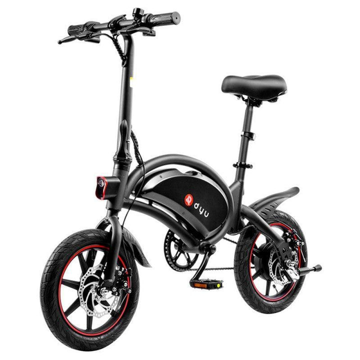 DYU D3F Upgraded Folding Electric Bike Compact and Perfect for Adults and Teens
