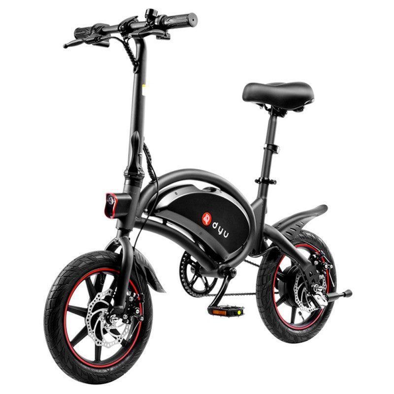 DYU D3F Upgraded Folding Electric Bike Compact and Perfect for Adults and Teens
