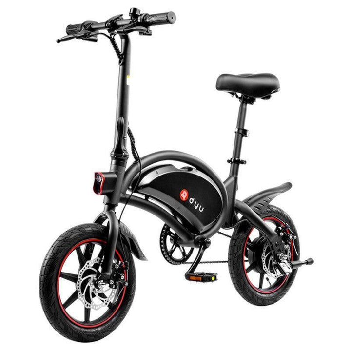 DYU D3F Upgraded Folding Electric Bike Compact and Perfect for Adults and Teens