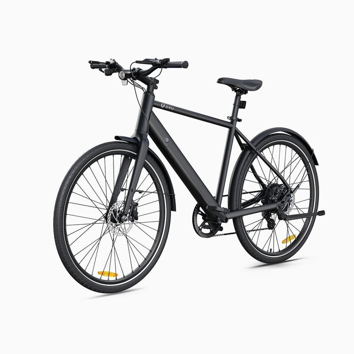 DYU Stroll 1 700C City Electric Bike with Dual Hydraulic Oil Disc Brakes and 9Ah Battery
