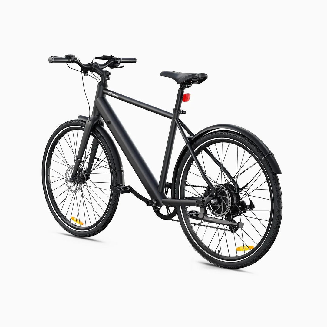 DYU Stroll 1 700C City Electric Bike with Dual Hydraulic Oil Disc Brakes and 9Ah Battery