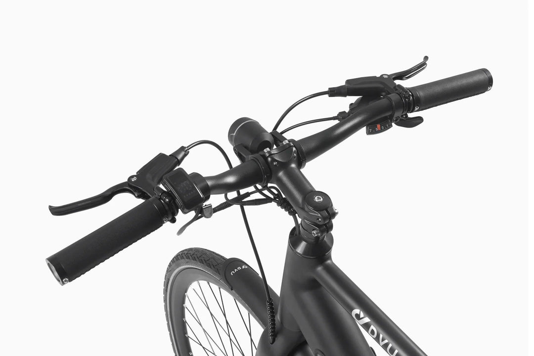 DYU Stroll 1 700C City Electric Bike with Dual Hydraulic Oil Disc Brakes and 9Ah Battery