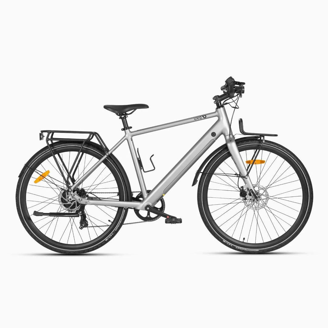 DYU Stroll 1 700C City Electric Bike with Dual Hydraulic Oil Disc Brakes and 9Ah Battery