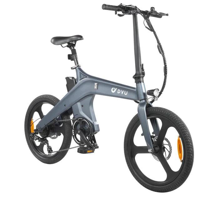 DYU T1 Smart Electric Bike with Torque Sensor Hydraulic Brakes and Rear Shelf