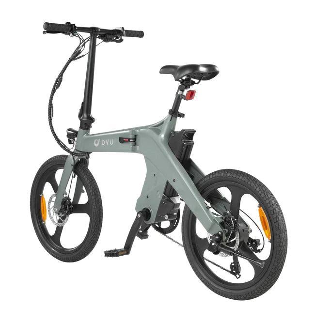 DYU T1 Smart Electric Bike with Torque Sensor Hydraulic Brakes and Rear Shelf