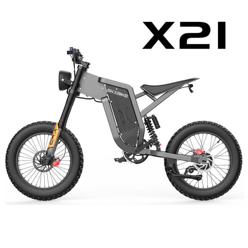 EKX X21 Electric Bike with 200kg Max Load and IP65 Waterproofing