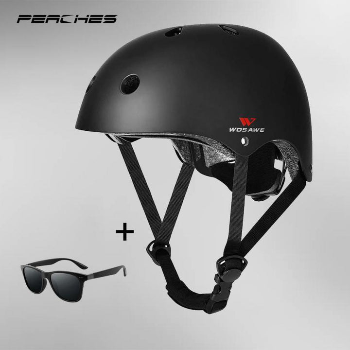 PEACHES Multi-Sport Helmet - Integrally-Molded Safety Design for Electric Scooter, Cycling &amp; Skateboard - Ultralight 280g - CE Certified for Adults &amp; Kids