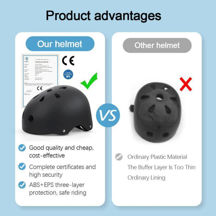 PEACHES Multi-Sport Helmet - Integrally-Molded Safety Design for Electric Scooter, Cycling &amp; Skateboard - Ultralight 280g - CE Certified for Adults &amp; Kids