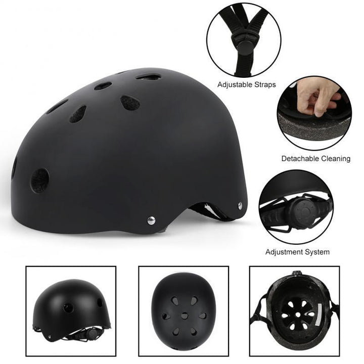 PEACHES Multi-Sport Helmet - Integrally-Molded Safety Design for Electric Scooter, Cycling &amp; Skateboard - Ultralight 280g - CE Certified for Adults &amp; Kids