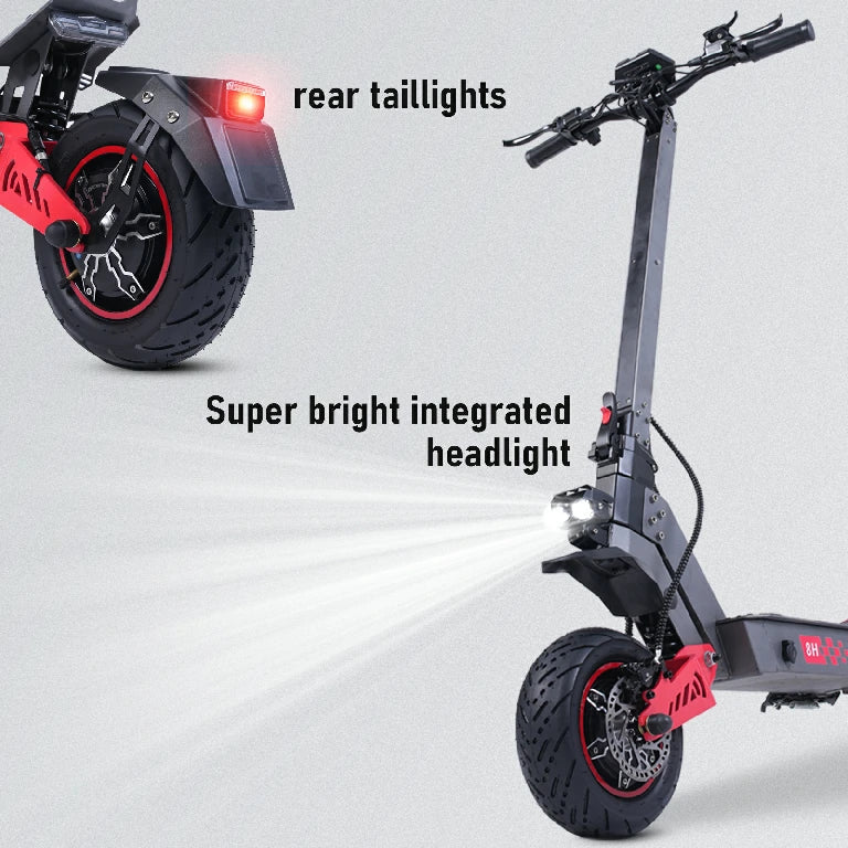 FREEBOY H8 Electric Scooter – 3000W Motor, 47 mph